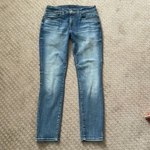 NEW Lucky Brand 100 Skinny Jeans Advanced Stretch Gilman Quartz wash size 30x30